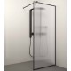 Dušas siena Stikla Serviss KAIRA BLACK Alu Linea 1200mm