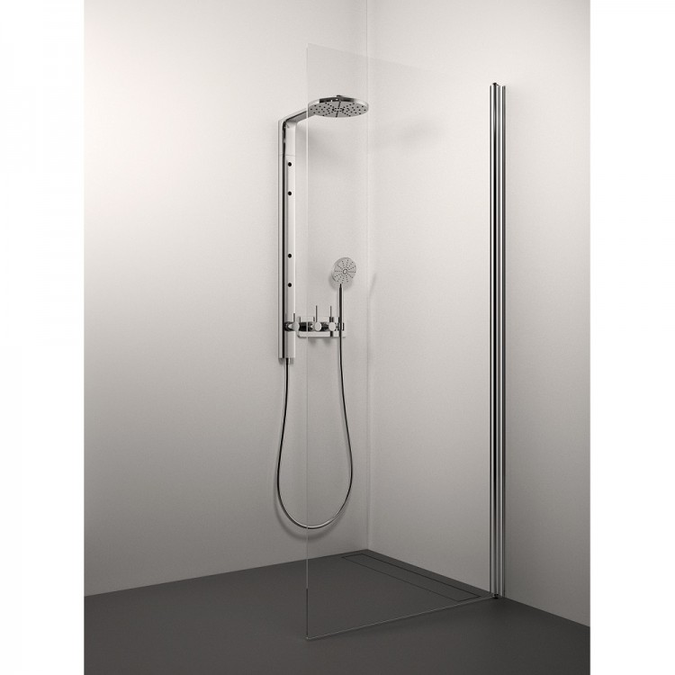 Dušas siena Stikla Serviss LISA 800mm