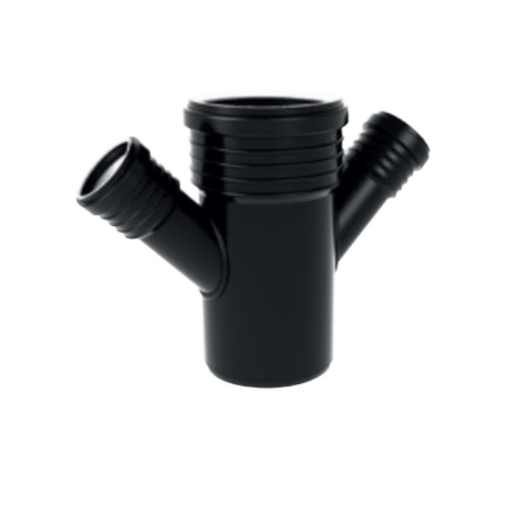 Kanalizācijas dubultatzars SiTech+ Dn 110/50/50 45 GR