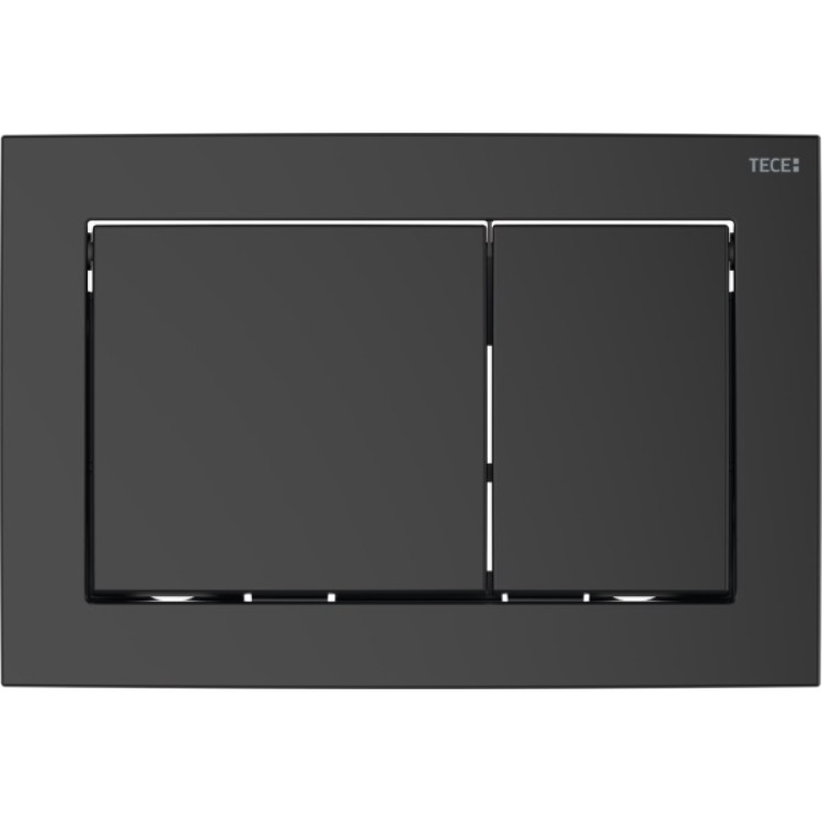 Noskalošanas taustiņš Tece, melna matēta 9240723