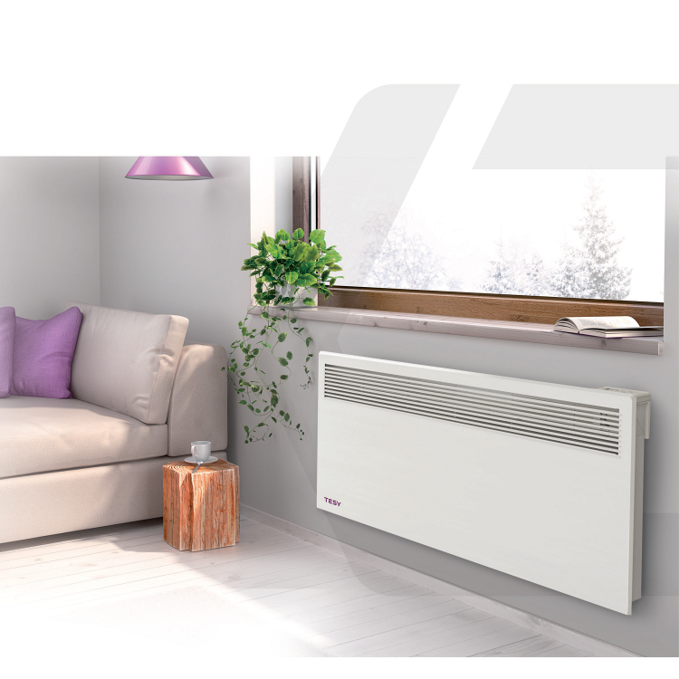 Elektriskais radiators Tesy LiveEco Cloud, WiFi, 2000W, balts