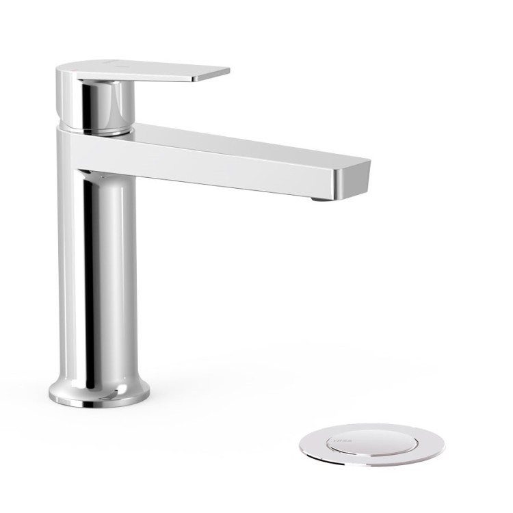 Izlietnes maisītājs ECO PROJECT TRES ar noteces aizvaru, hroms 22110401DA