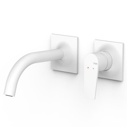 Iebūvējamā izlietnes maisītāja TRES Project dekoratīvā daļa 15.6 cm, balts matēts 22130001BM