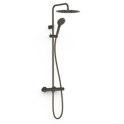 Termostata dušas sistēma TRES OVER-WALL ar stacionāro un rokas dušu, 19039314KMB