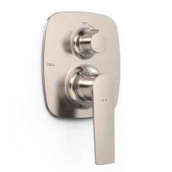 Vannas un dušas iebūvējamā 2-ceļu maisītāja dekoratīvā daļa LOFT TRES, tērauds 22228101AC