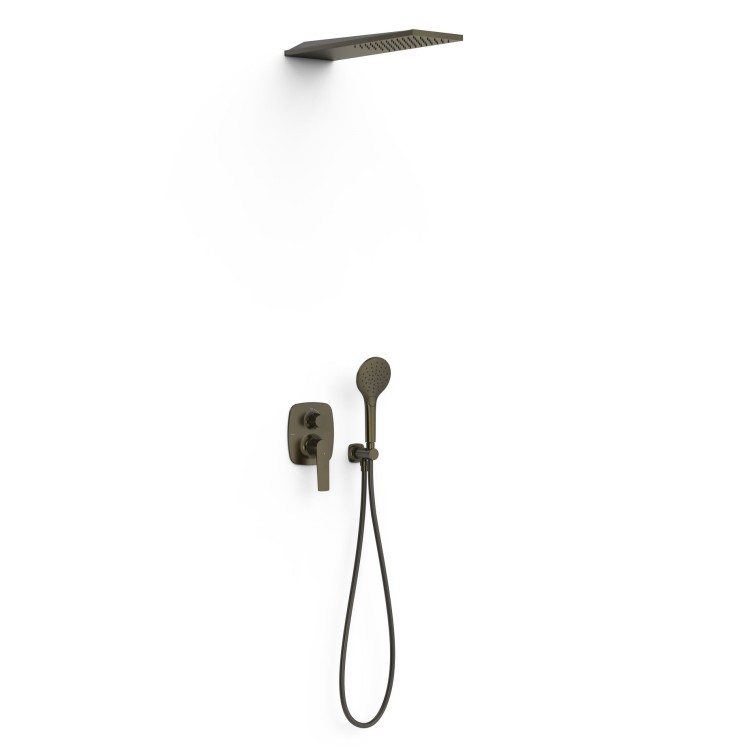 Dušas sistēma iebūvējamā LOFT TRES Rapid-Box 2-ceļu, melna bronza 22238005KMB