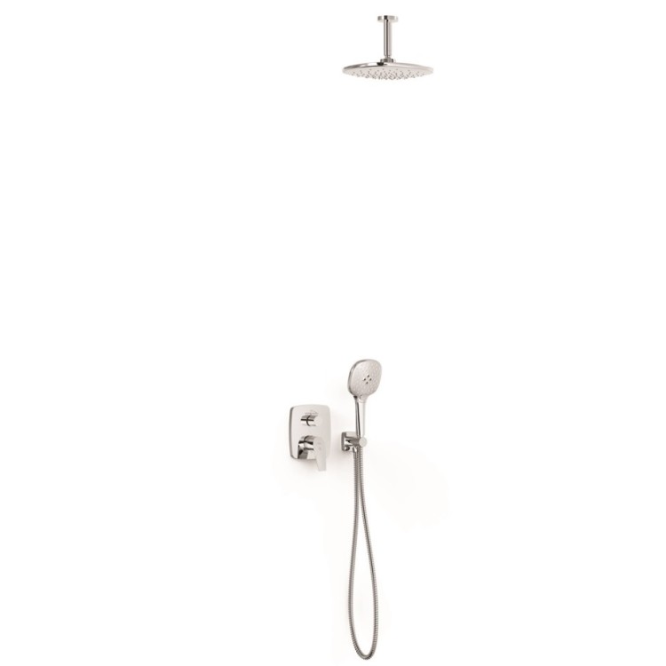 2-virzienu iebūvējamais dušas maisītāja komplekts TRES Canigo Rapid-Box, 21738003