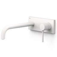 Iebūvējamā izlietnes maisītāja TRES STUDY dekoratīvā daļa 24cm, balts matēts, 26230032BM