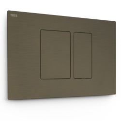 Noskalošanas taustiņš Tres Dual, melna bronza 25429801KMB