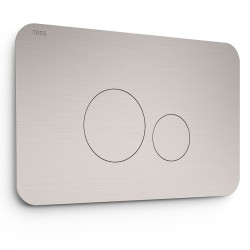 Noskalošanas taustiņš Tres Dual, hroms 25429802