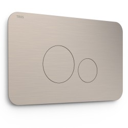 Noskalošanas taustiņš Tres Dual, tērauds 25429802AC