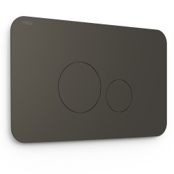 Noskalošanas taustiņš Tres Dual, melna metālika 25429802KM