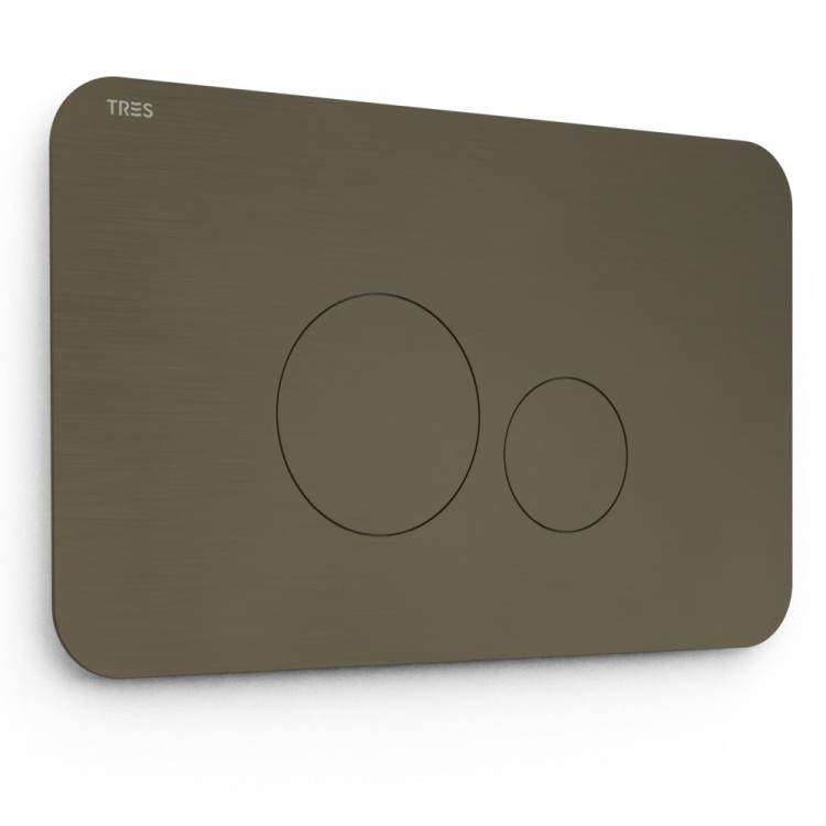 Noskalošanas taustiņš Tres Dual, melna bronza 25429802KMB