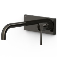 Iebūvējamā izlietnes maisītāja TRES STUDY dekoratīvā daļa 18cm, melna metālika, 26230031KM