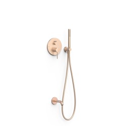 2-virzienu iebūvējamais vannas un dušas maisītājs TRES Study ar stacionāro un rokas dušu Rapid-Box, 26238006OPM