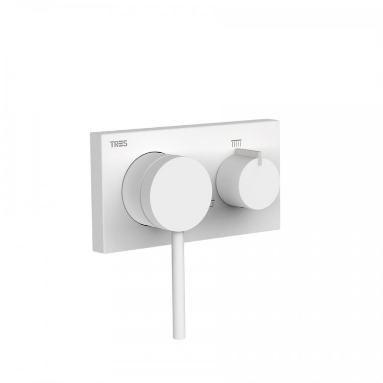 Dušas iebūvējamais maisītājs TRES 3V 3-ceļu, 21027399BM
