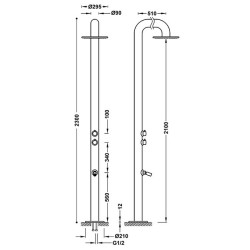 Duša dārzam vai baseinam TRES, 13499504