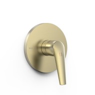 Dušas iebūvējamā maisītāja dekoratīvā daļa TRES FUJI, golden cava 28127810CA