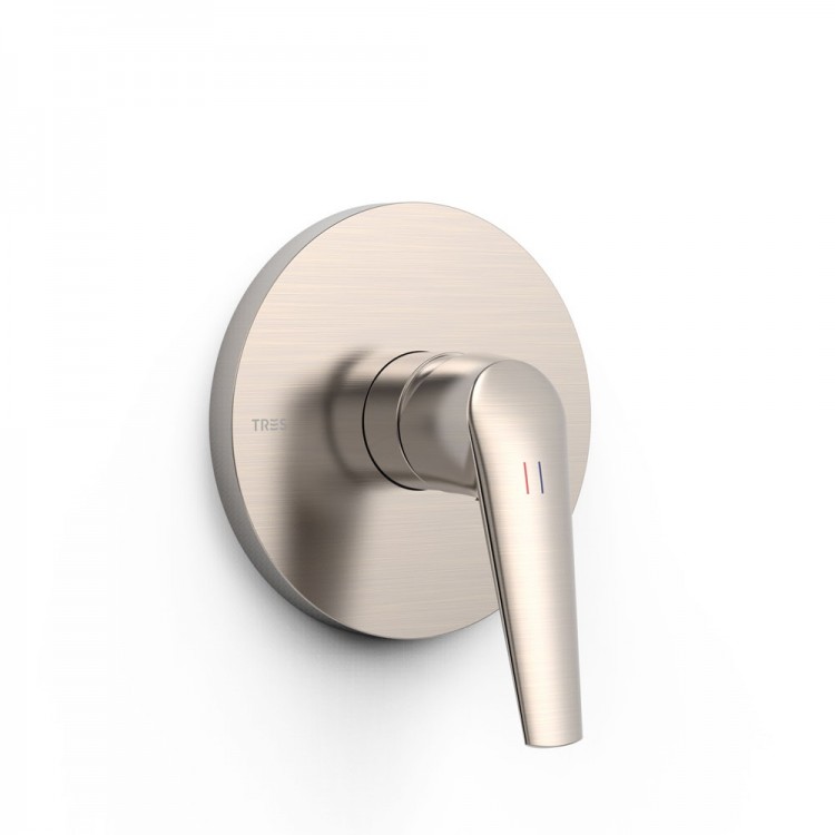 Dušas iebūvējamā maisītāja dekoratīvā daļa TRES FUJI, tērauds 28127810AC