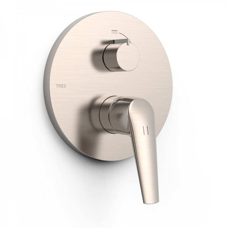 Vannas un dušas iebūvējamā maisītāja dekoratīvā daļa TRES FUJI, melns 28128110AC