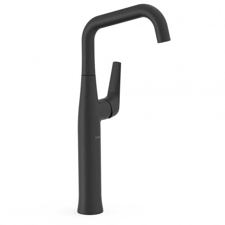 Izlietnes maisītājs paaugstināts TRES FUJI, melns 28184701NM