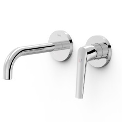 Iebūvējamā izlietnes maisītāja Tres FUJI dekoratīvā daļa 17.7 cm, hroms