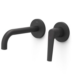 Iebūvējamā izlietnes maisītāja Tres FUJI dekoratīvā daļa 17.7 cm, melns