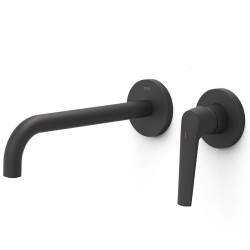 Iebūvējamā izlietnes maisītāja Tres FUJI dekoratīvā daļa 23.7 cm, melns