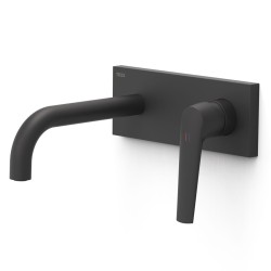 Iebūvējamā izlietnes maisītāja Tres FUJI dekoratīvā daļa 18 cm, melns