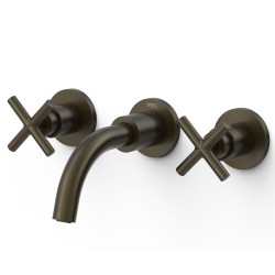 Izlietnes maisītājs no sienas TRES MONT BLANC, melna bronza 28330001KMB