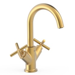 Izlietnes maisītājs TRES Mont Blanc, matēts zelts 28310301OM