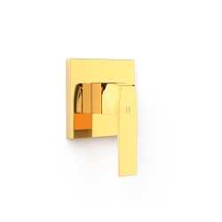 Dušas iebūvējamā maisītāja dekoratīvā daļa TRES SLIM, zelts 20228110OR