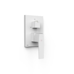 Dušas iebūvējamā maisītāja dekoratīvā daļa TRES SLIM, balts matēts 20227310BM