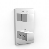 Vannas un dušas iebūvējamā termostata maisītāja dekoratīvā daļa TRES Therm-Box, 00625001