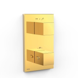 Vannas un dušas iebūvējamā termostata maisītāja dekoratīvā daļa TRES Therm-Box, 00625001OR