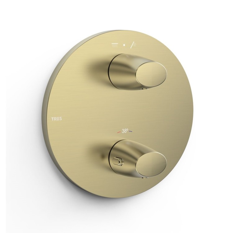 Vannas un dušas iebūvējamā termostata maisītāja dekoratīvā daļa TRES Therm-Box, 28125001CA