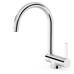 Virtuves izlietnes maisītājs noliecams, hroms 23033502