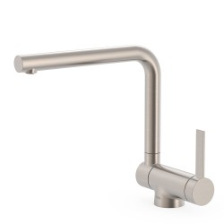 Virtuves izlietnes maisītājs noliecams, melns matēts 23033503AC