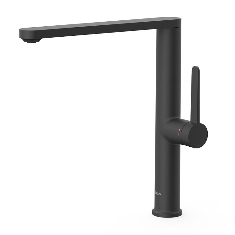 Virtuves izlietnes maisītājs TRES KITCHENS, melns matēts 23044002NM