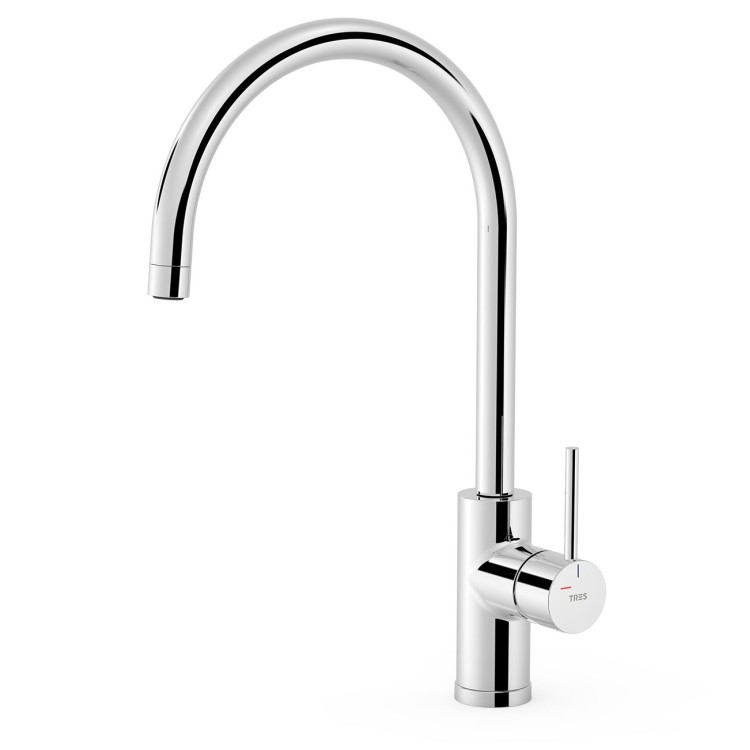 Virtuves izlietnes maisītājs TRES KITCHENS, hroms 23044005