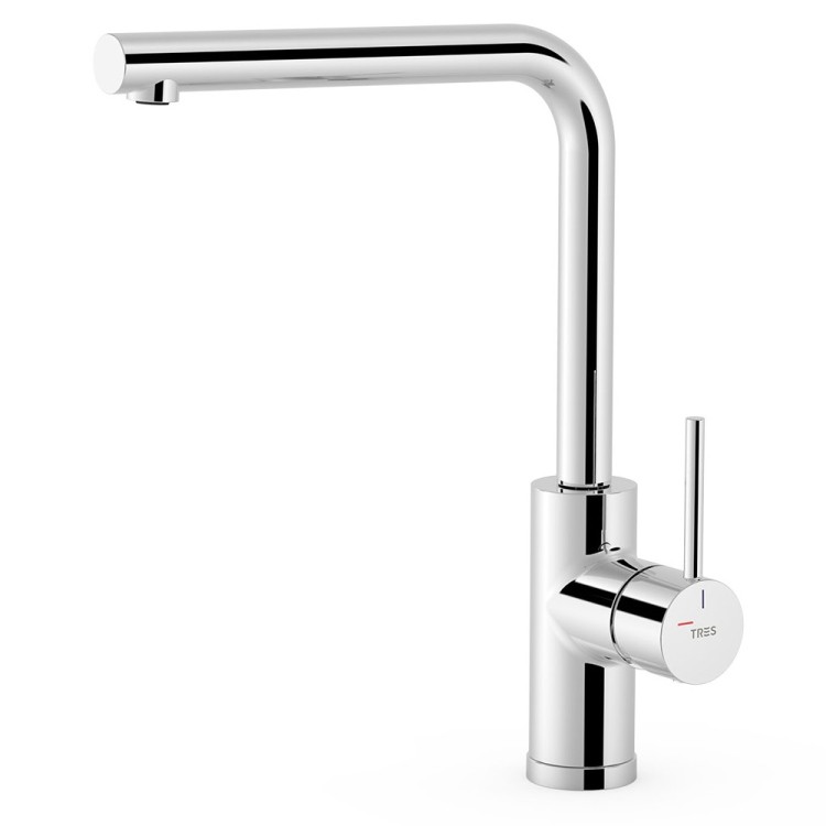 Virtuves izlietnes maisītājs TRES KITCHENS, hroms 23044006