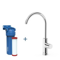 Virtuves izlietnes krāns dzeramajam ūdenim TRES ar filtru, 23050401