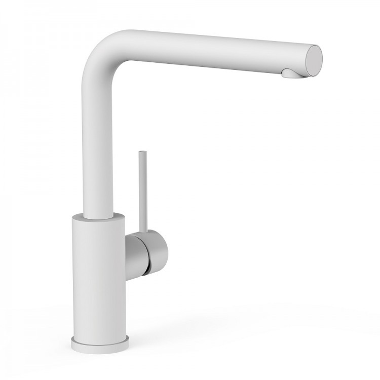 Virtuves izlietnes maisītājs MAX-TRES, balts 06243601BM