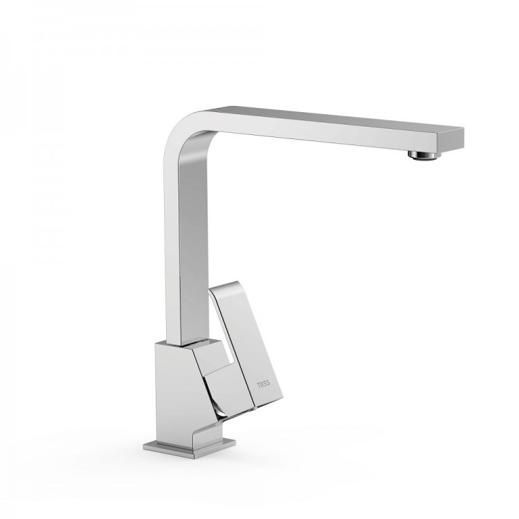 Virtuves izlietnes maisītājs CUADRO-TRES, hroms 106440