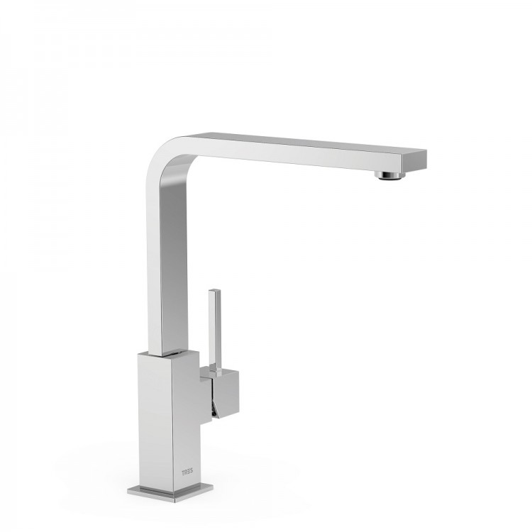 Virtuves izlietnes maisītājs CUADRO-TRES, hroms 130496