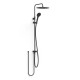 Dušas komplekts TRES ar stacionāro un rokas dušu, 19063502NM