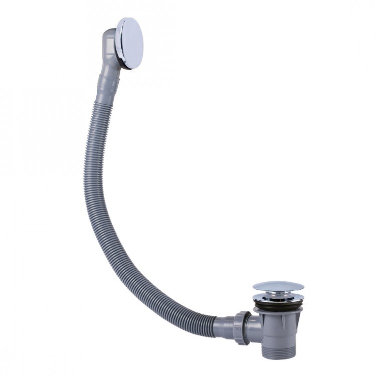 Vannas sifona pārplūde un izplūde TRES ar Click-Clack, hroms