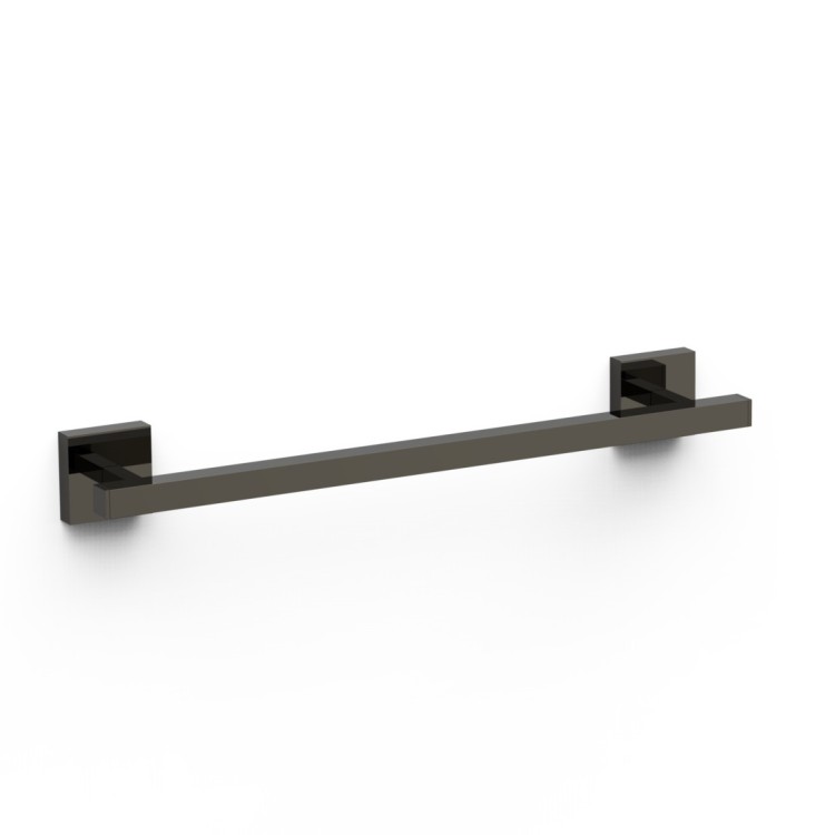 Dvieļu turētājs TRES SQUARE 40cm, melna metālika 10723601KM