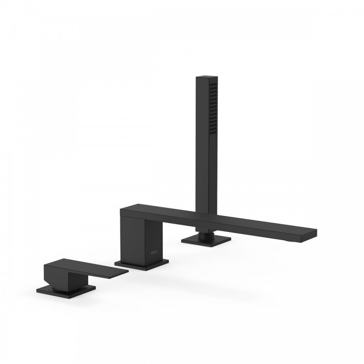 Vannas maisītājs uz vannas malas Cuadro exclusive TRES 3-daļīgs, 00616103NM