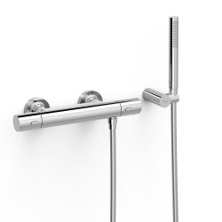 Termostata dušas maisītājs ar dušu TRES OVER-WALL, hroms 19016429